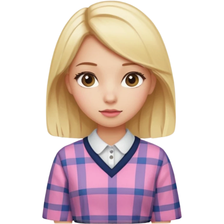 Cute preppy and pink emoji