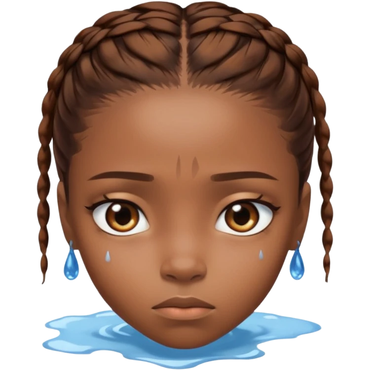 Princess Shuri having allergies emoji