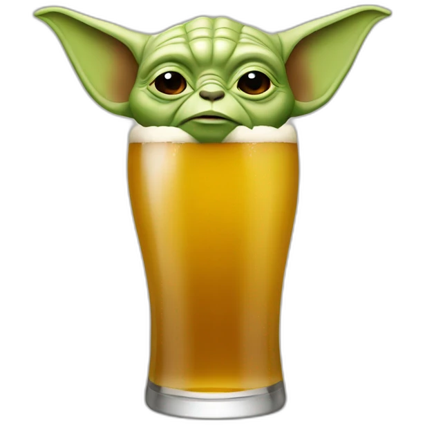 yoda beer  emoji