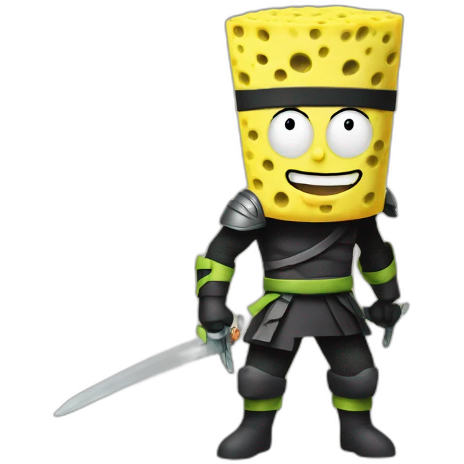 sponge bob ninja emoji