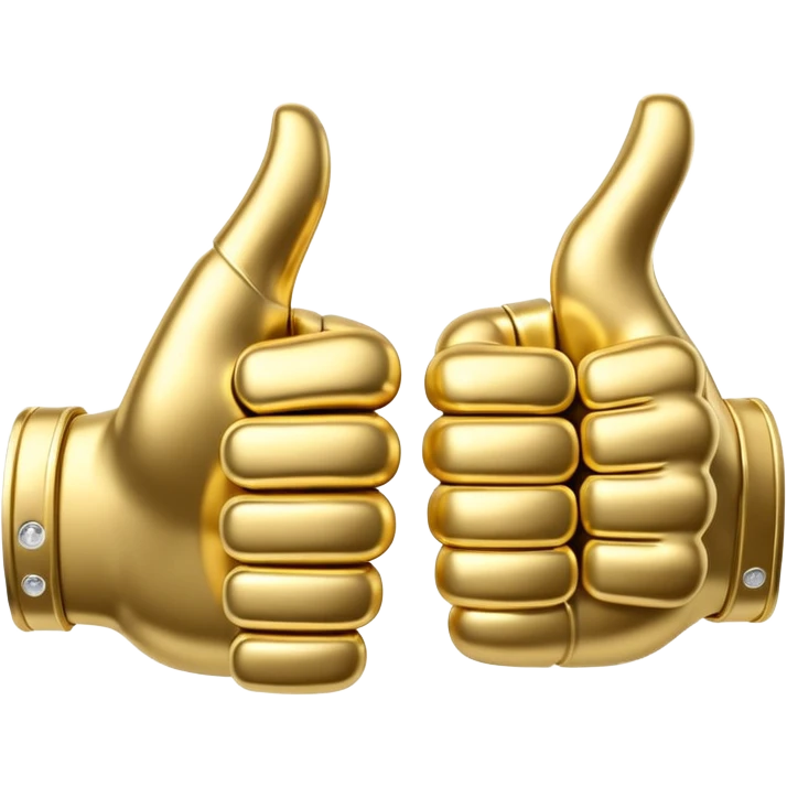 👍 and 👎 combined together emoji