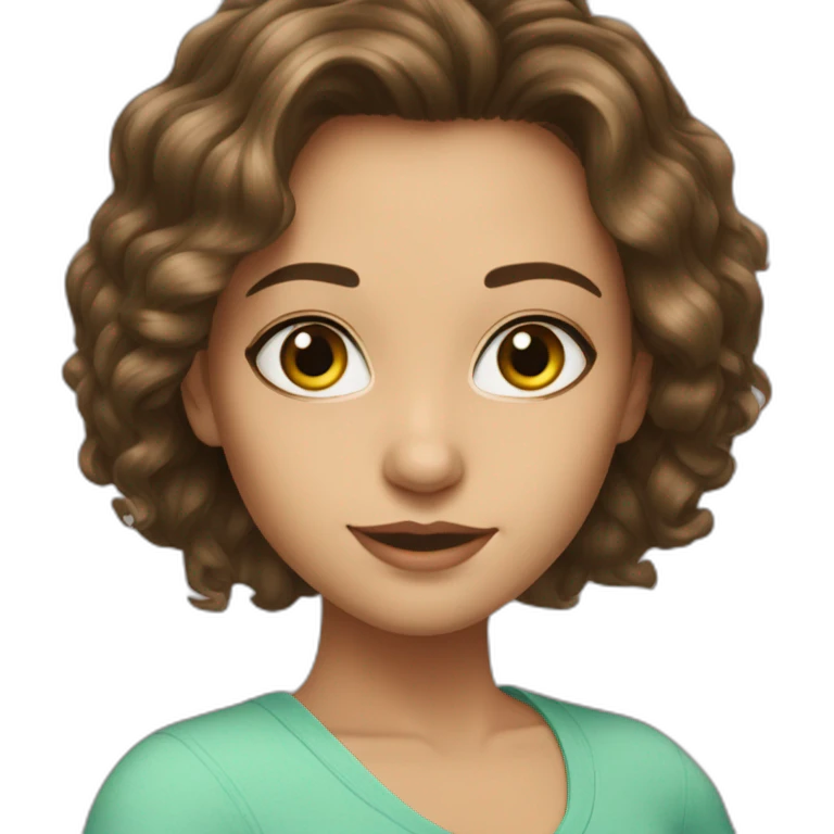 my-beautiful-brunette,-hazel-eyes,-with-beautiful-hair emoji