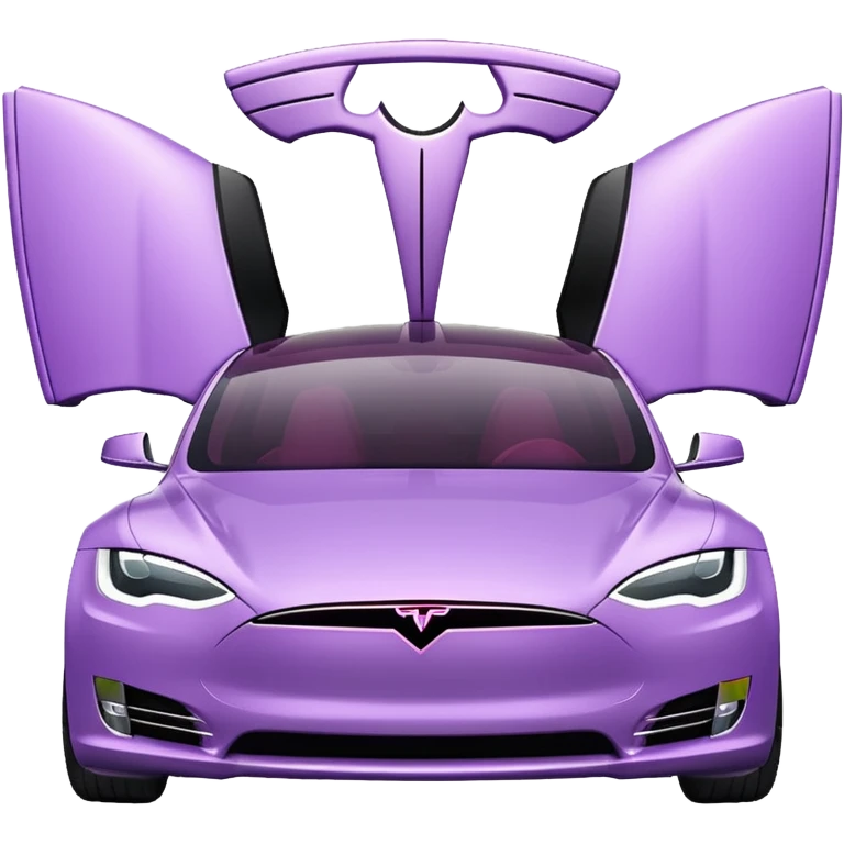 Light purple tesla emoji