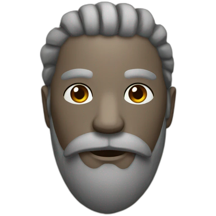 Komodo with beard emoji