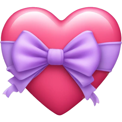 Love heart with bow  emoji