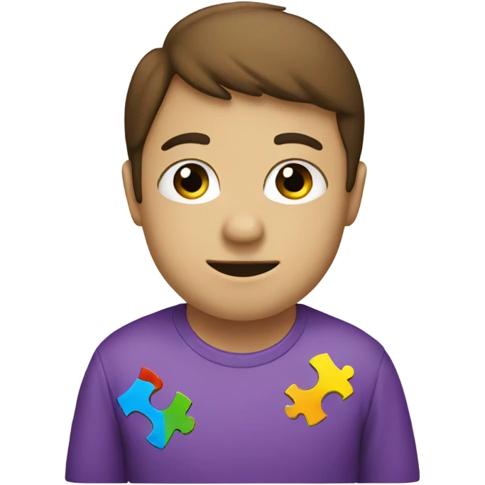 Autism awareness logo emoji