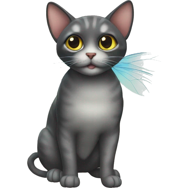 fly cat emoji