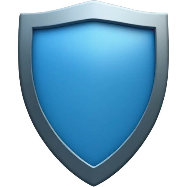 Blue shield emoji