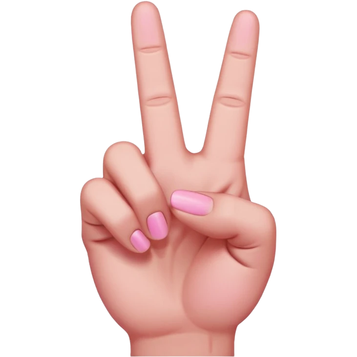 Pink middle finger  emoji