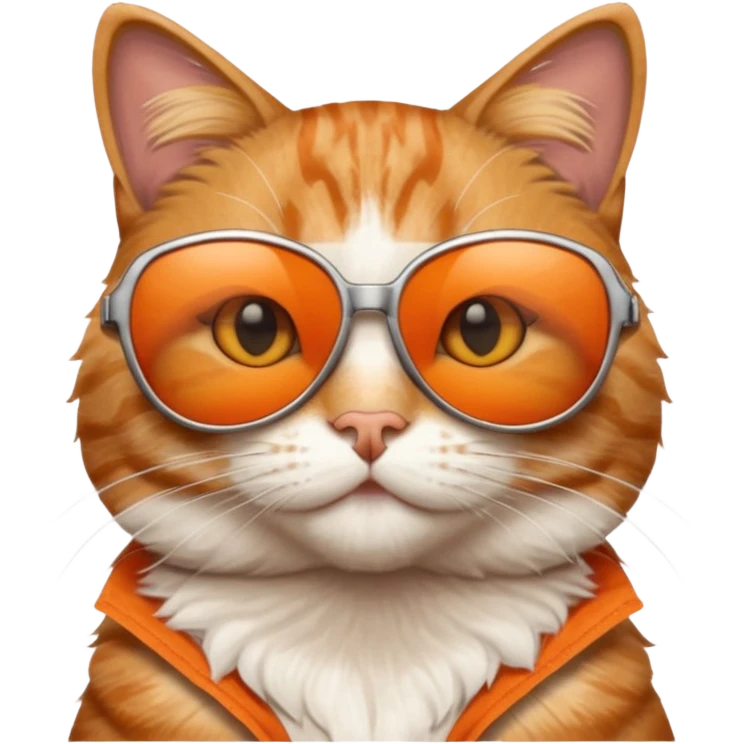 Cat wearing sunglasses emoji