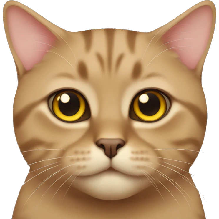British brown cat emoji