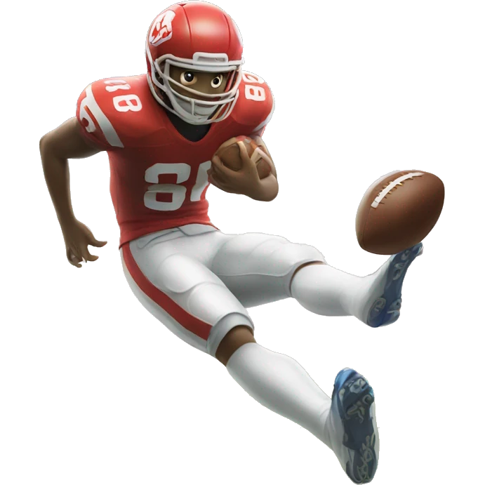 Football player kicking a field goal  emoji
