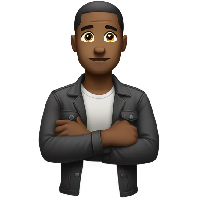 Attitude with hands crossed  emoji