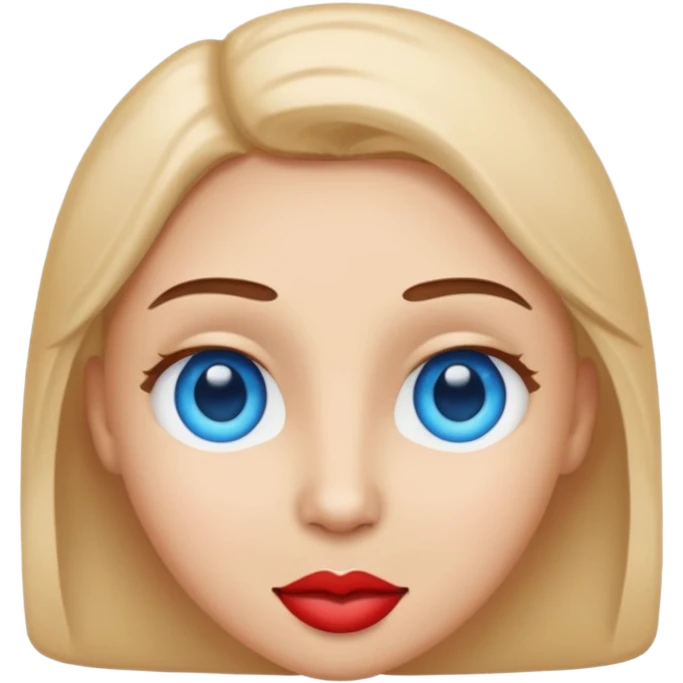 Este emoji con los ojos azules 😍 emoji