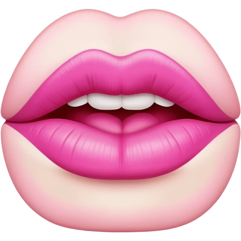pink kiss emoji