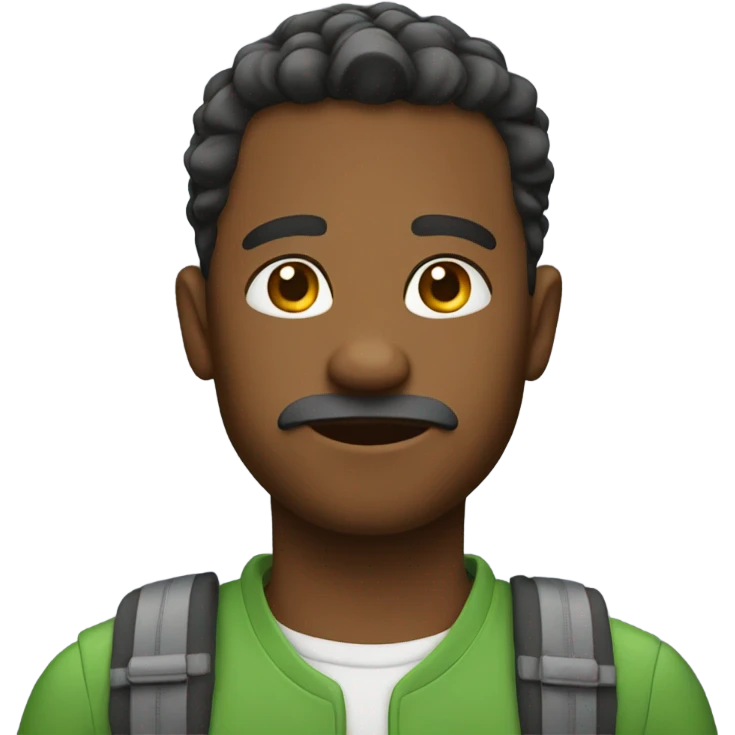 Man go to school emoji