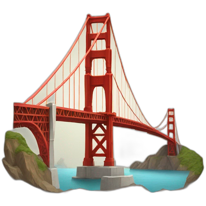 golden gate bridge emoji