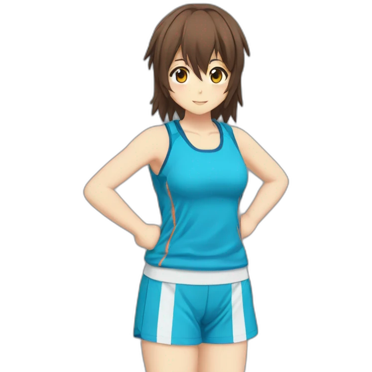 Haruhi Suzumiya In sportswear emoji