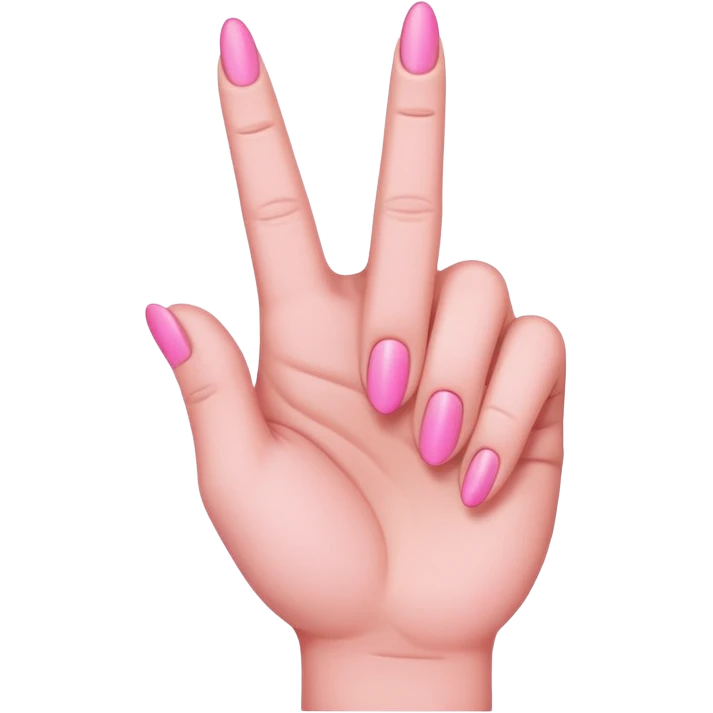 pink middle finger emoji