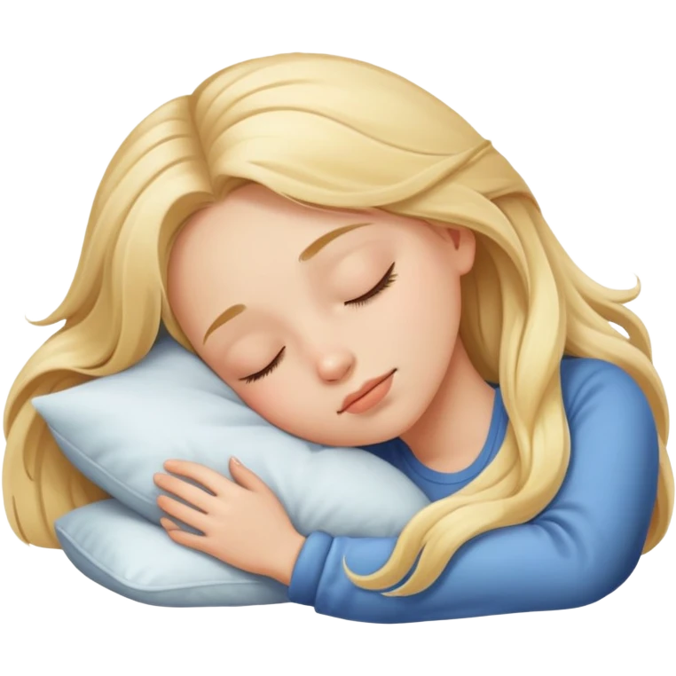 Girly sleeping beauty emoji