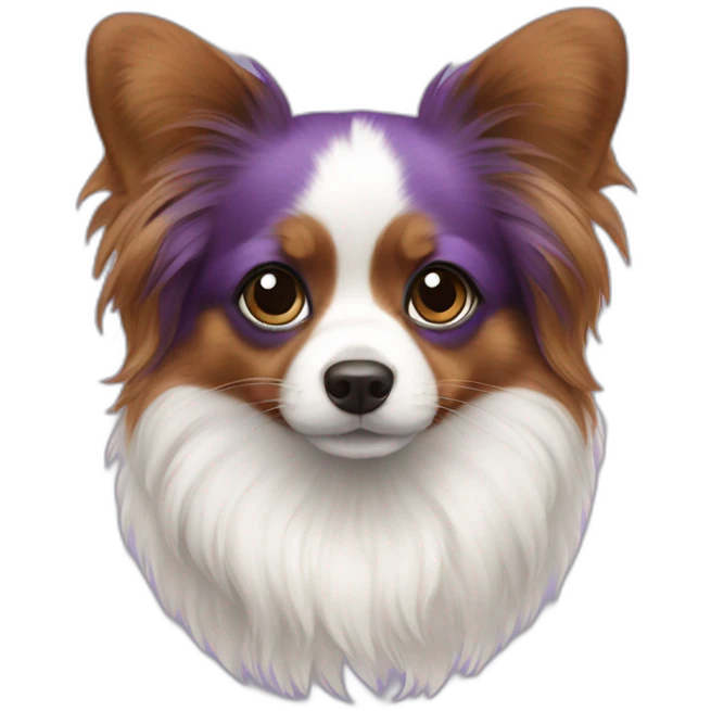 Papillon violet emoji