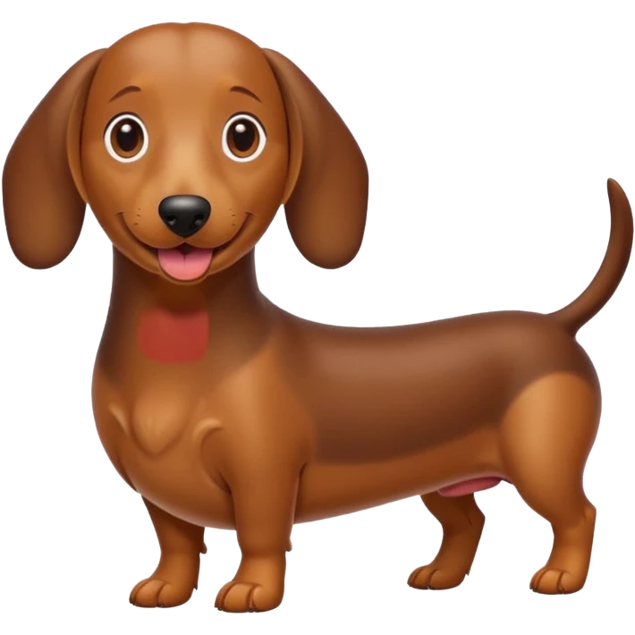 Sausage dog emoji