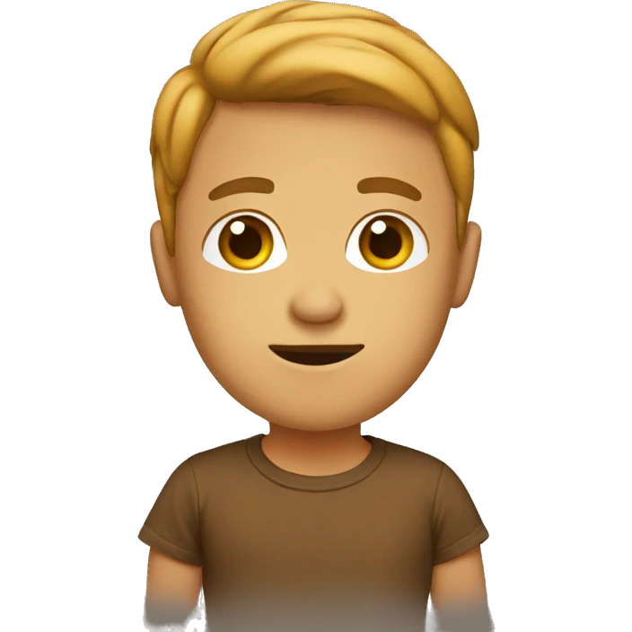 brown t-shirt  emoji