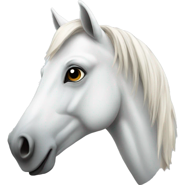 wite horse on the wind emoji