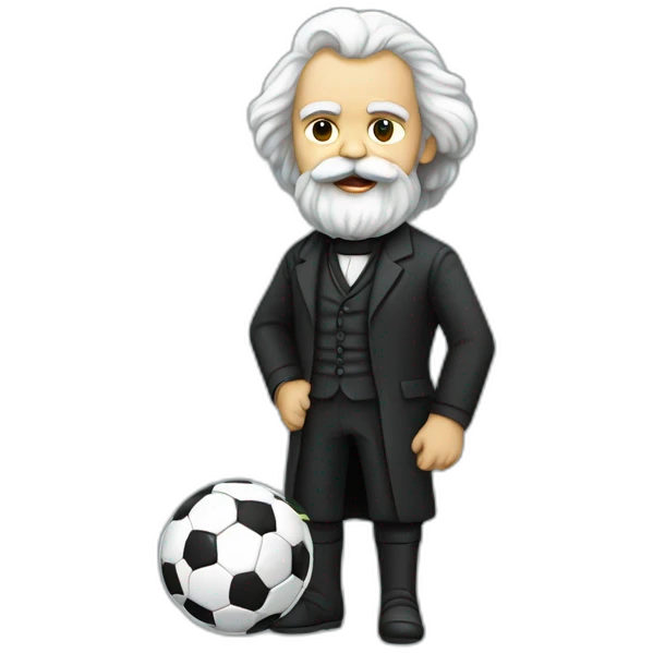 karl marx play soccer emoji