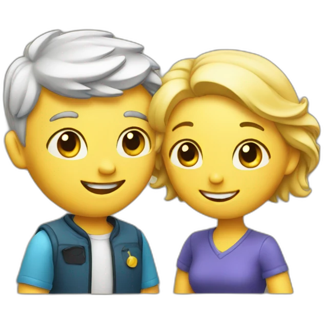 couple with prize emoji