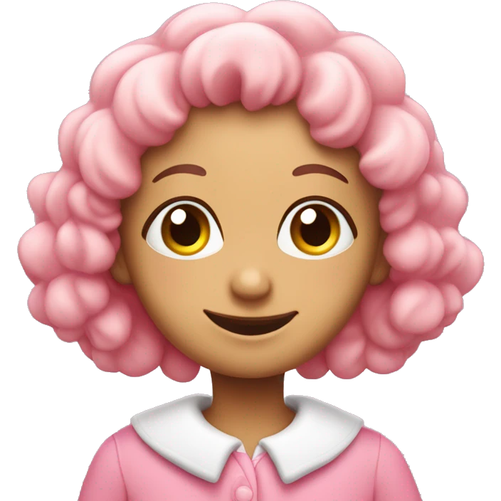 Cute pink driedel for Hanukkah  emoji