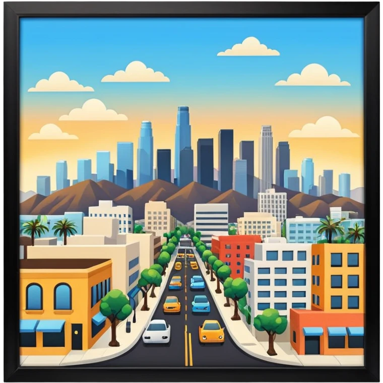 los angeles city emoji