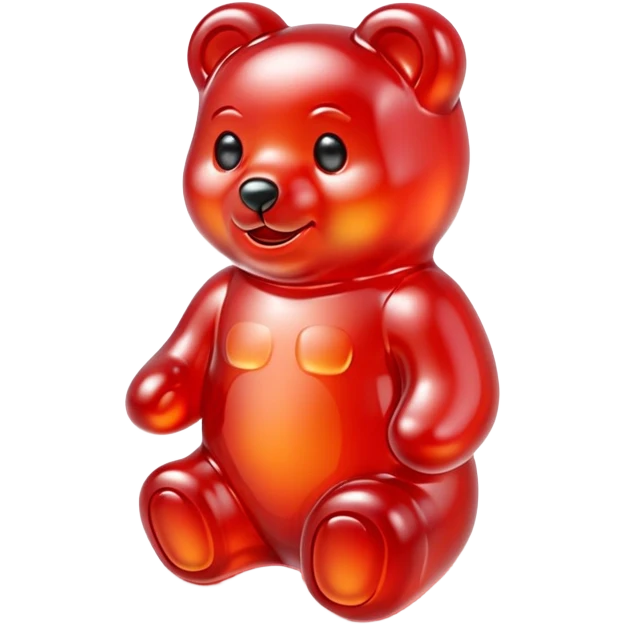 Red gummy bear emoji