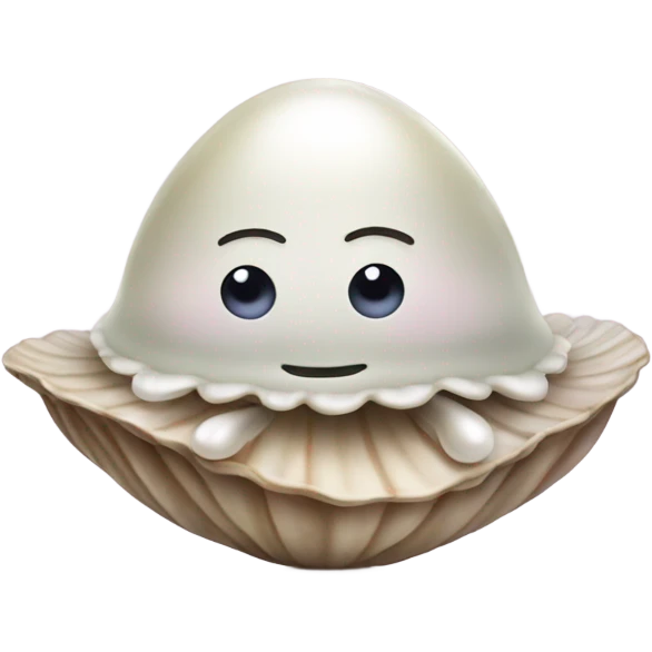 clam with pearl emoji