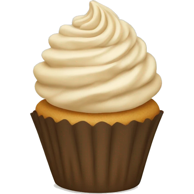 beige cupcake emoji