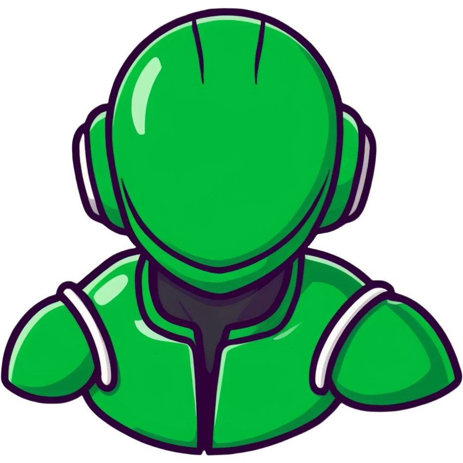green shoulder pads emoji