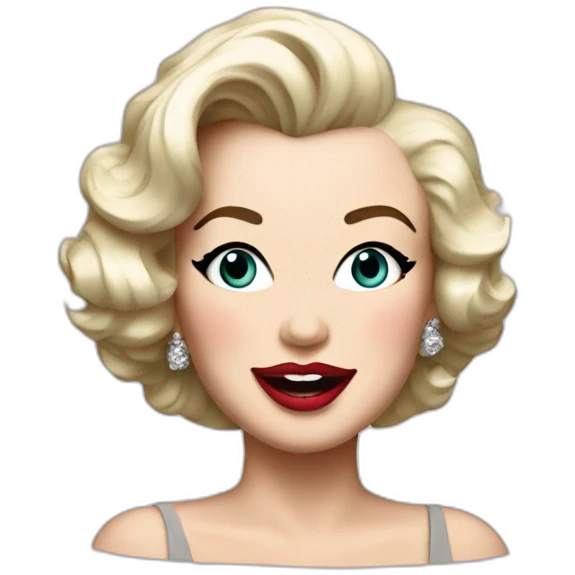Marirlyn monroe emoji