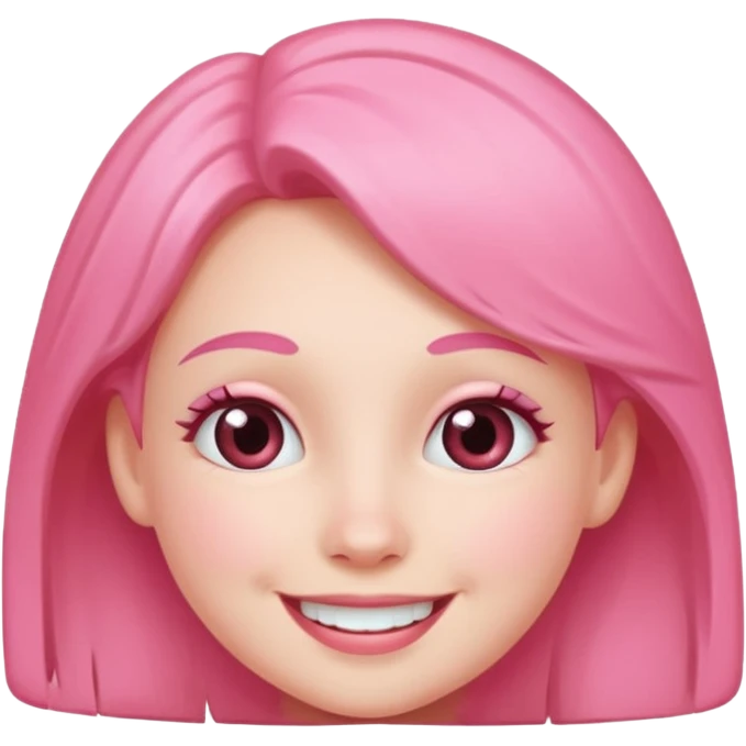 Pink girl emoji