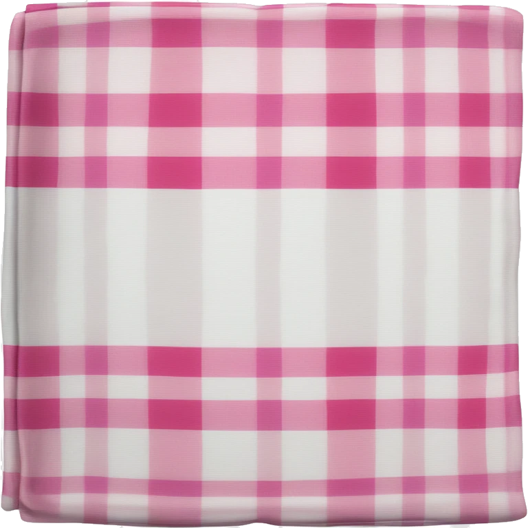 Plad white and pink blanket folded  emoji