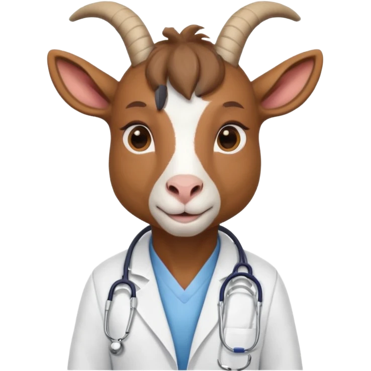 doctor goat emoji