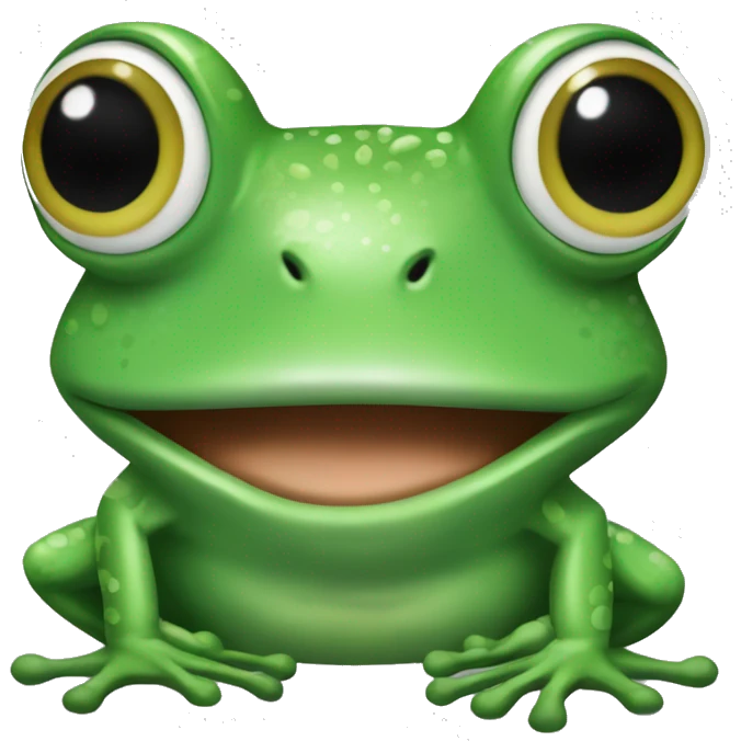 Frog dollareye emoji