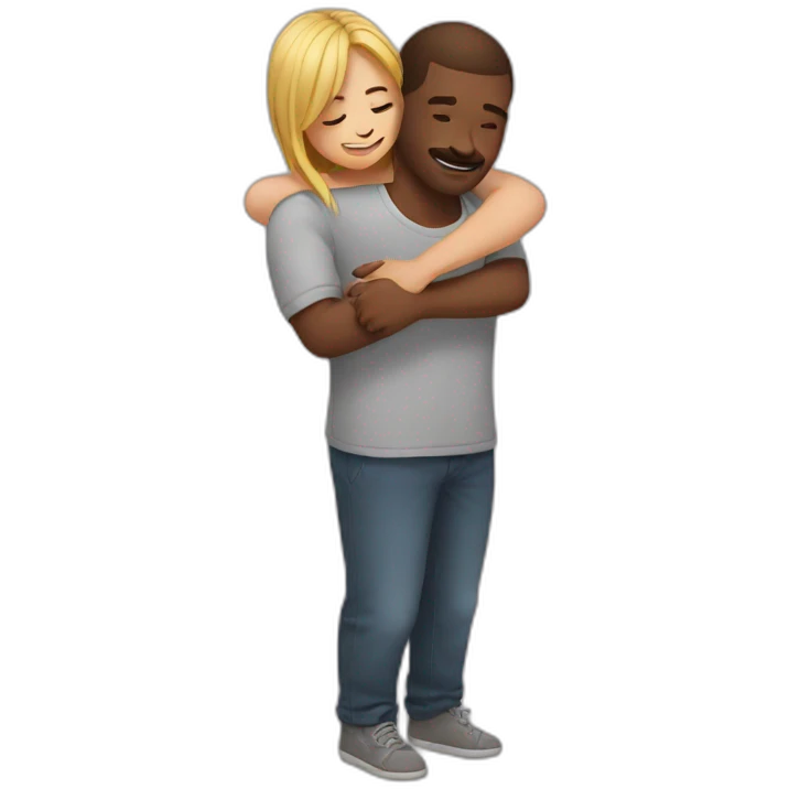 Hug Love emoji