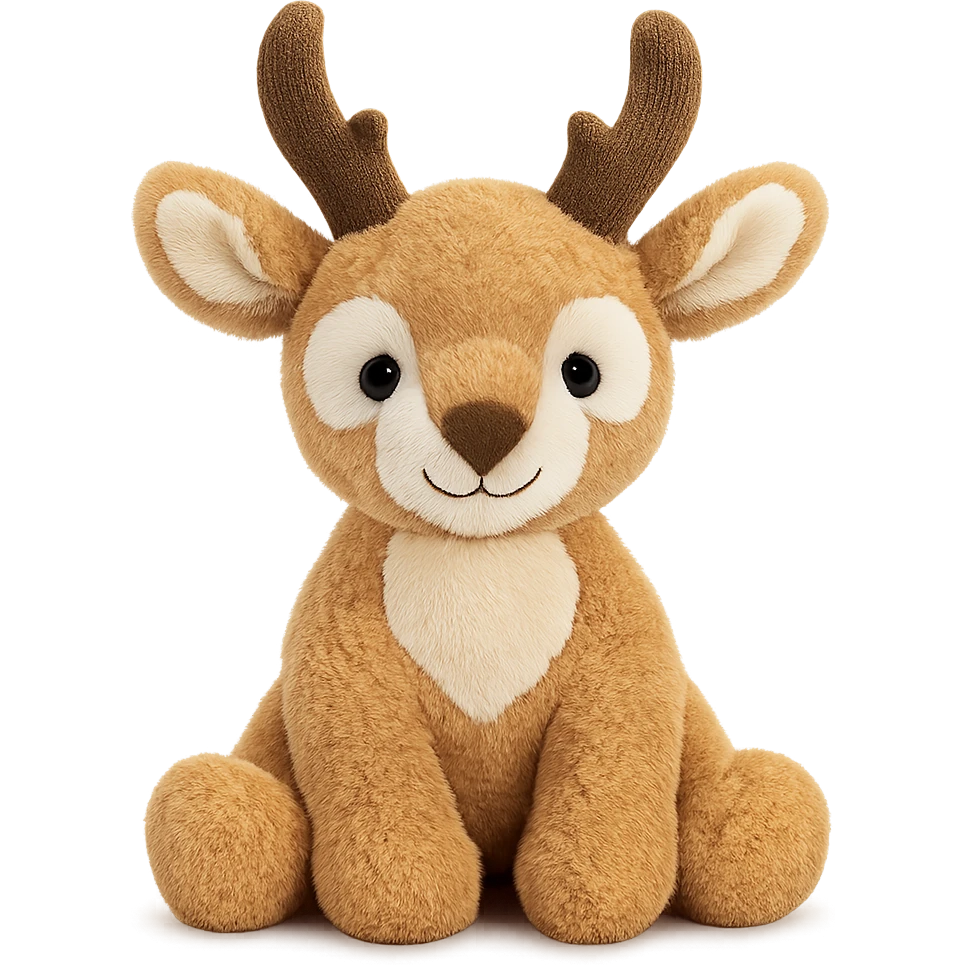 cute pronghorn antelope jellycat stuffed plushie emoji