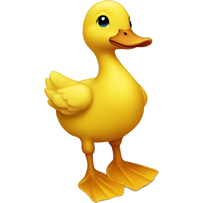 Yellow duck  emoji