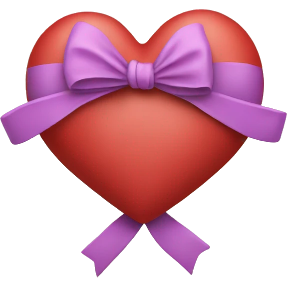 heart with bow emoji