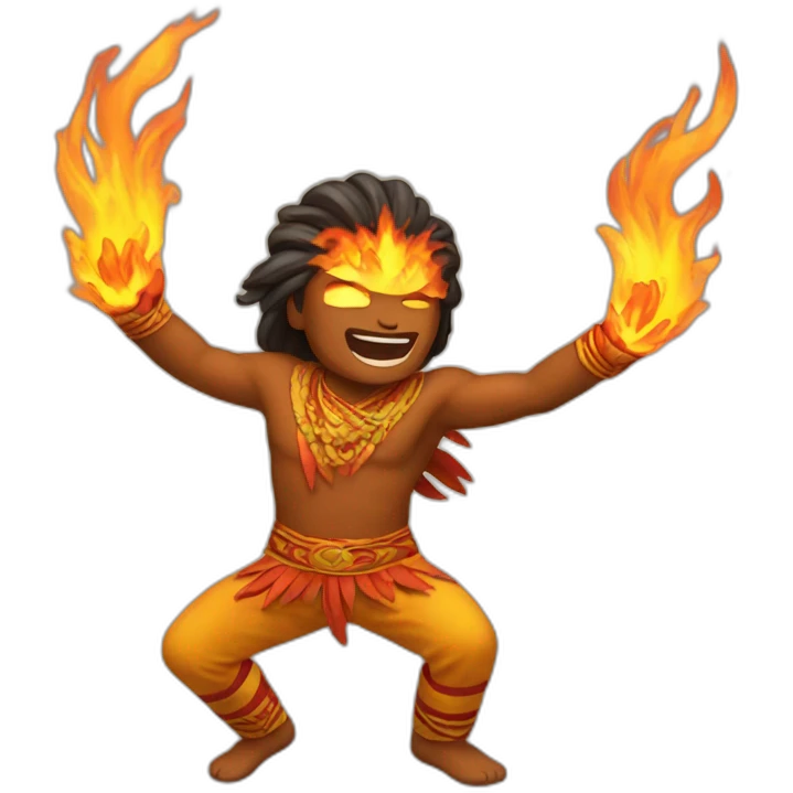 fire dance emoji