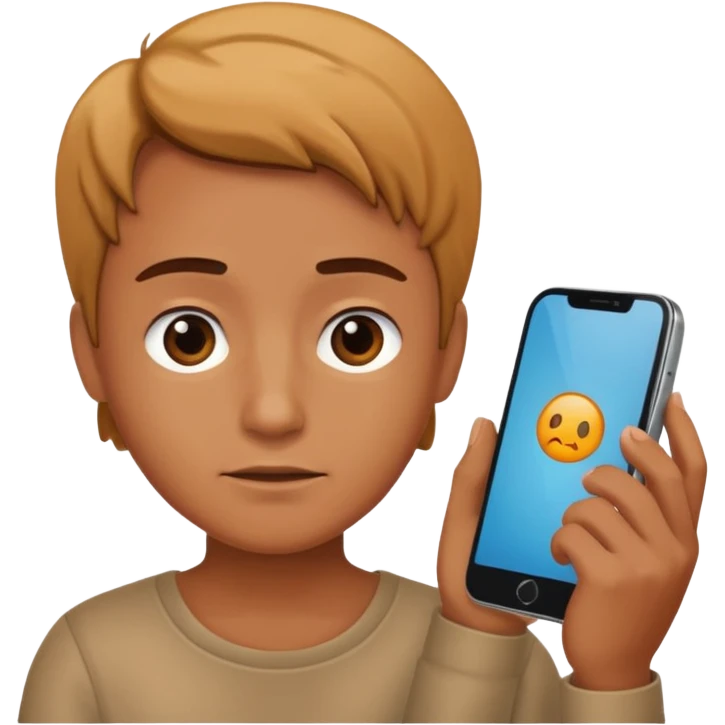 On the phone emoji
