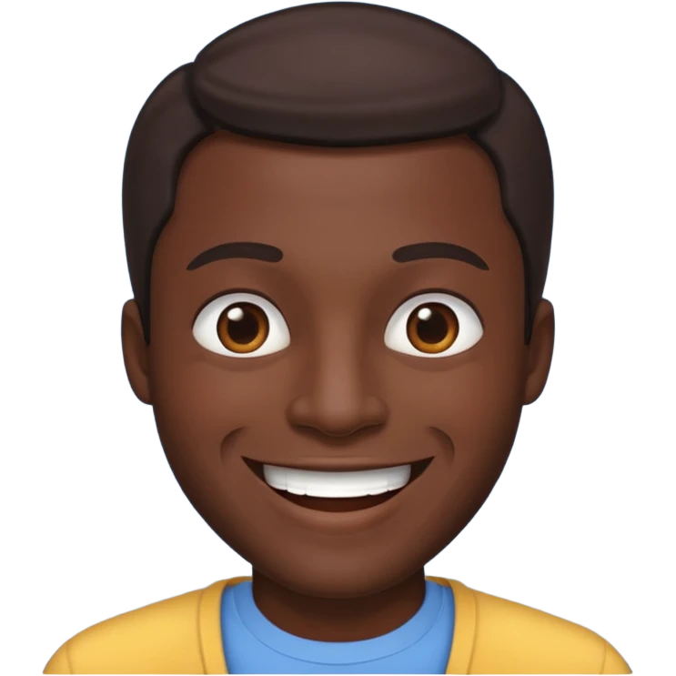 Make him blacker emoji
