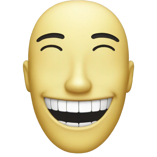 Smile mask emoji