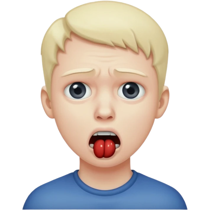 Choking myself emoji